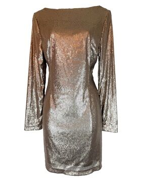 kardashian glitter dress Kollection | Dresses | Nwt Kardashian Kollection Cocktail Gold Metallic Formal Sequin Dress kim kardashian